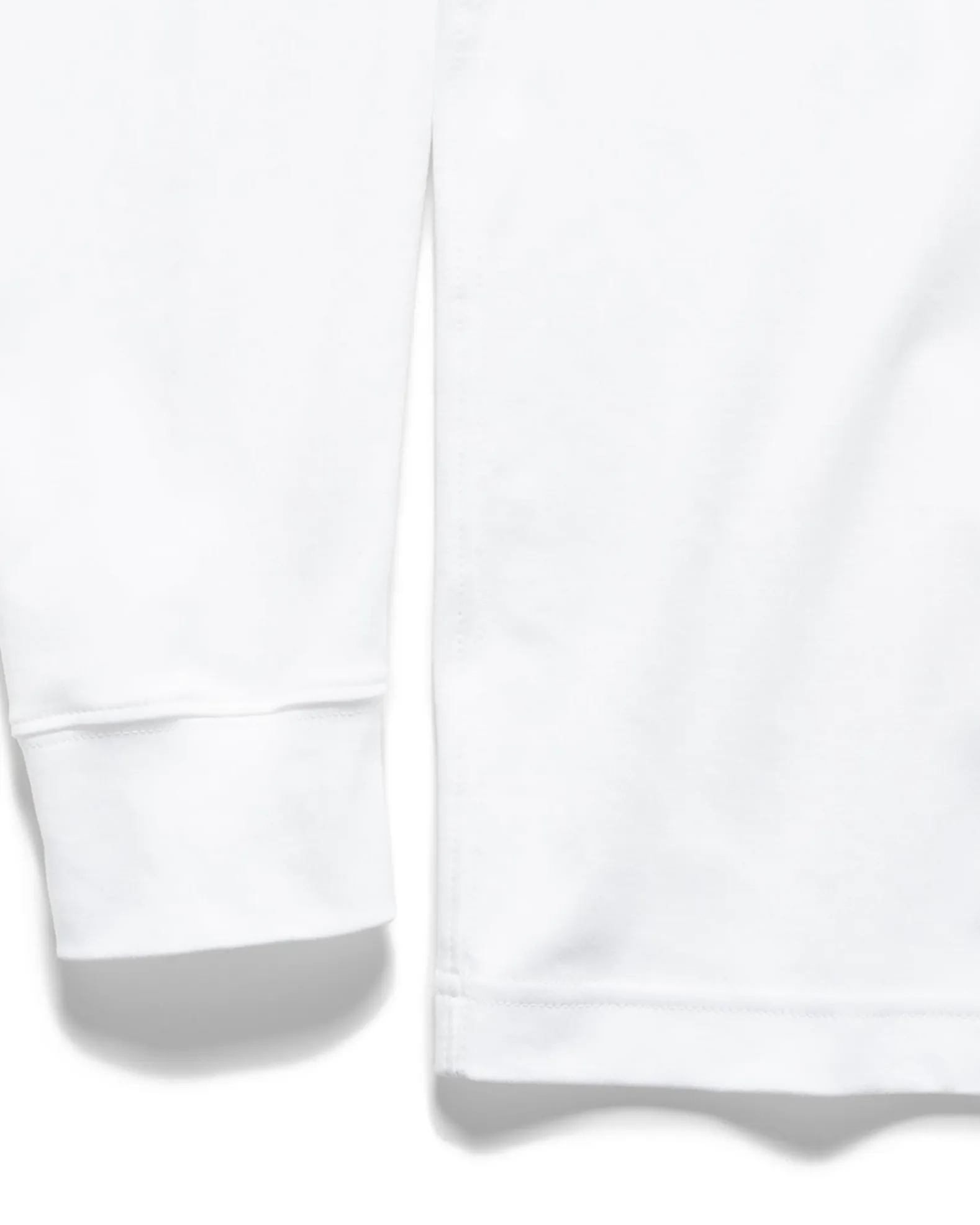 Prime Standard Fit T-Shirt L/S-Suvin Cotton Jersey White