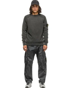 Pure Wool 'Dust' Treatment Crewneck Sweater Black