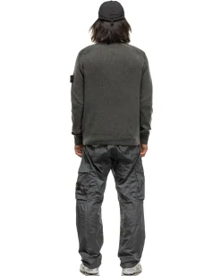 Pure Wool 'Dust' Treatment Crewneck Sweater Black