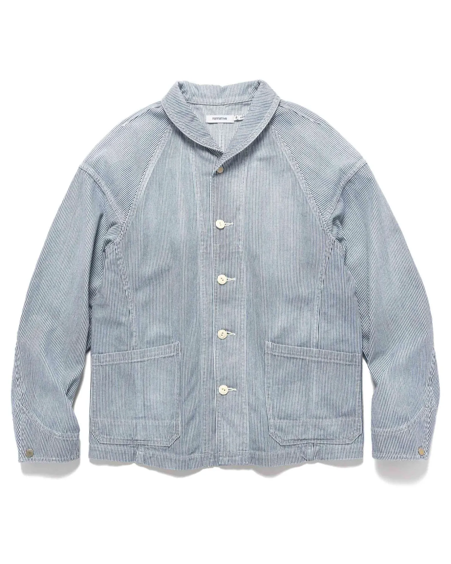 Rancher Jacket Cotton 10Oz Hickory Navy Stripe
