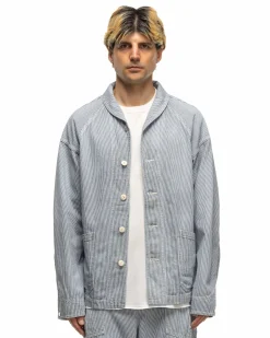 Rancher Jacket Cotton 10Oz Hickory Navy Stripe
