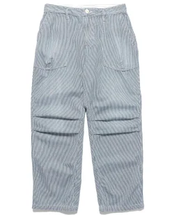 Rancher Trousers Cotton 10Oz Hickory Navy Stripe