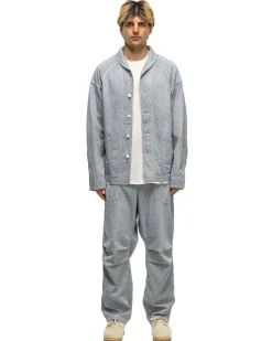 Rancher Trousers Cotton 10Oz Hickory Navy Stripe