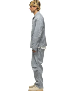 Rancher Trousers Cotton 10Oz Hickory Navy Stripe