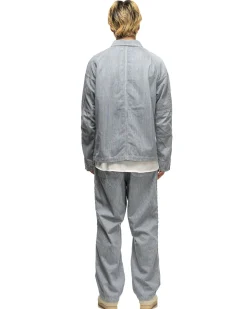Rancher Trousers Cotton 10Oz Hickory Navy Stripe