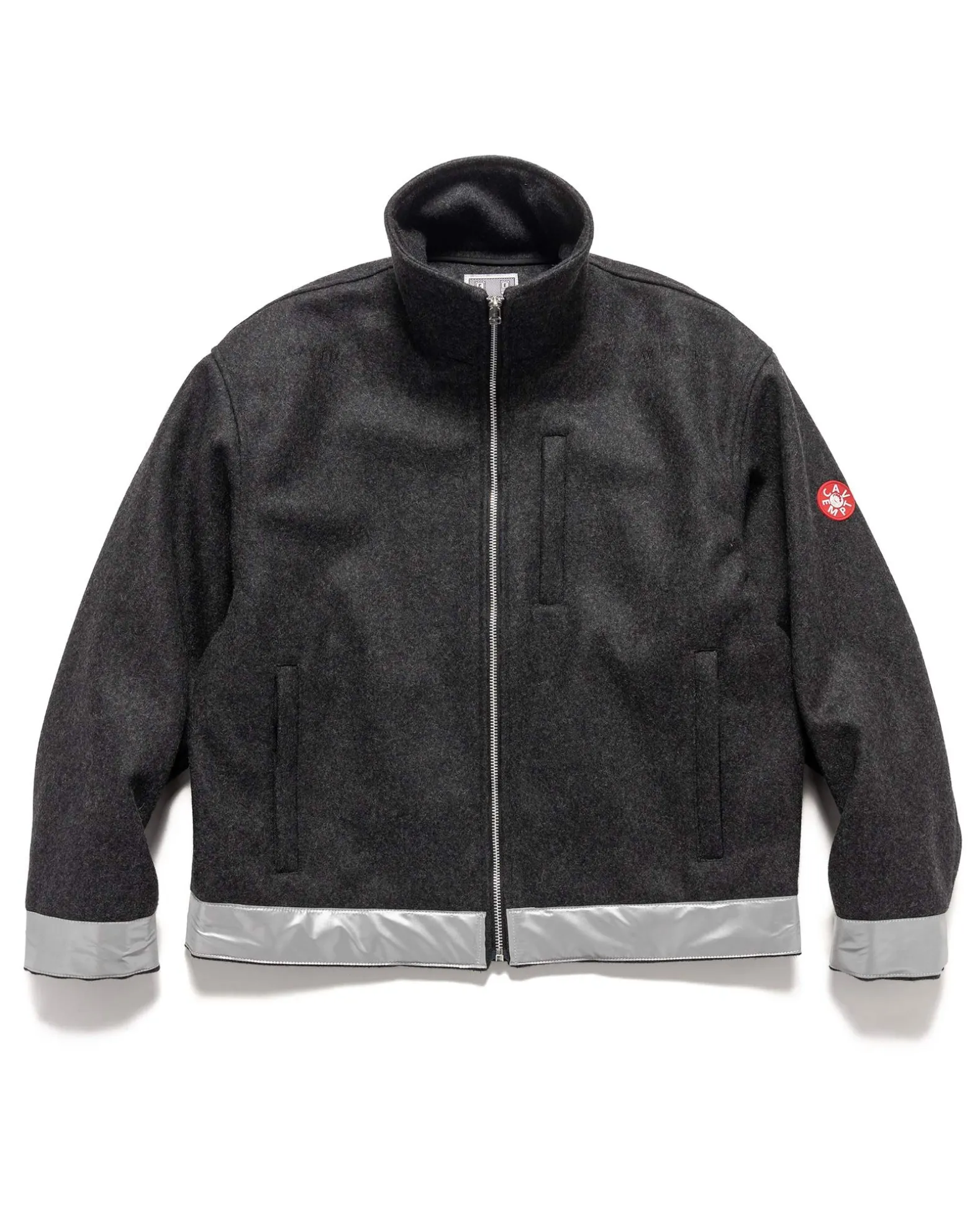 Reflect Wool Zip Jacket Charcoal
