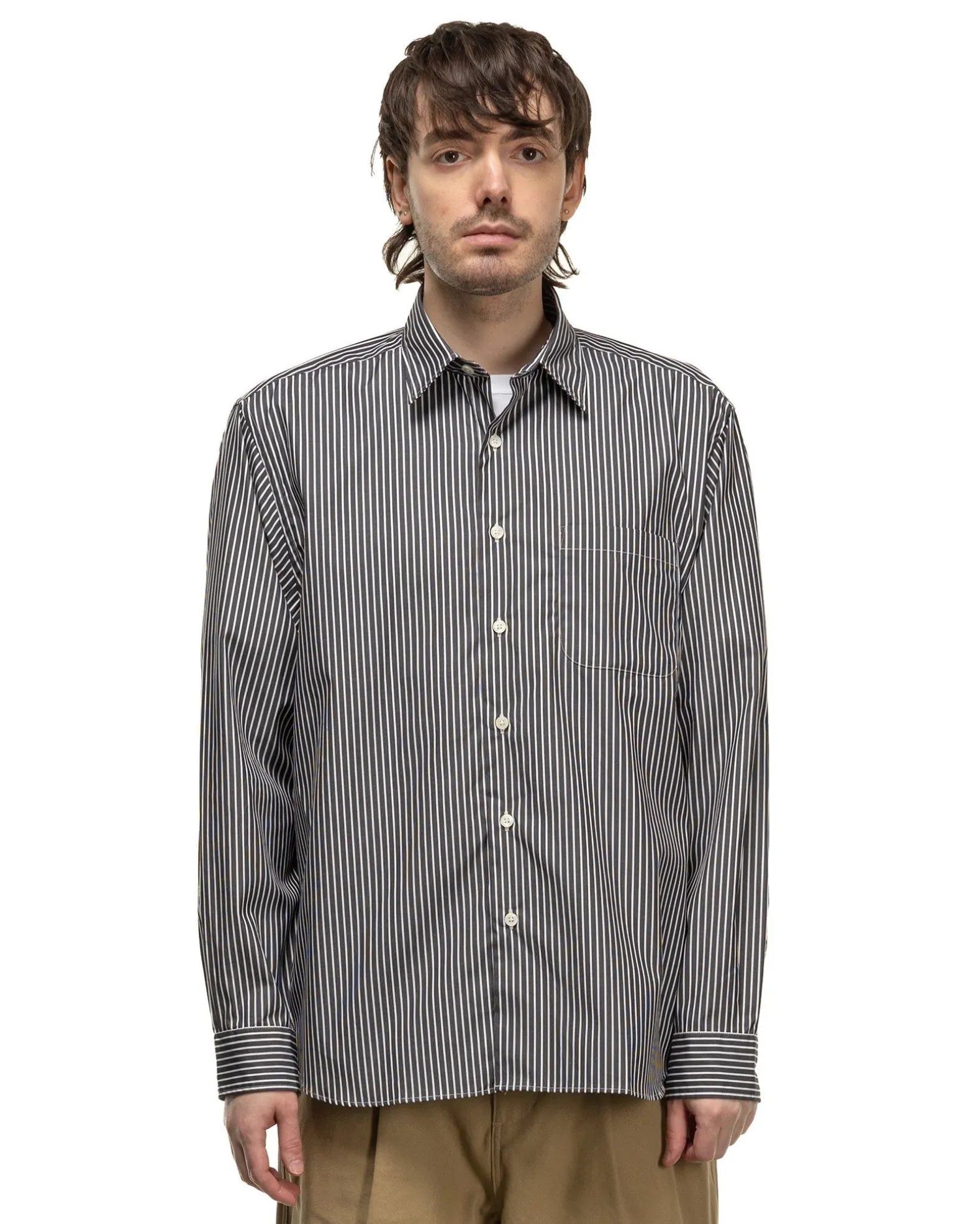 Regular Collar Shirt Black