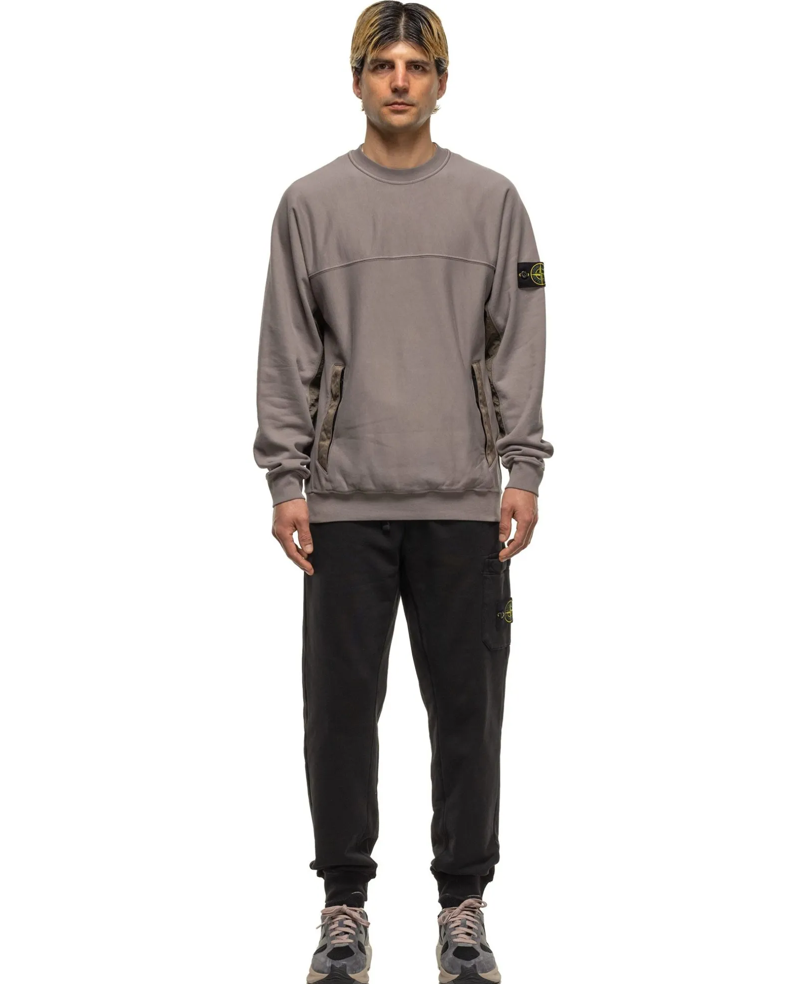 Regular Fit Cargo Sweatpants Black