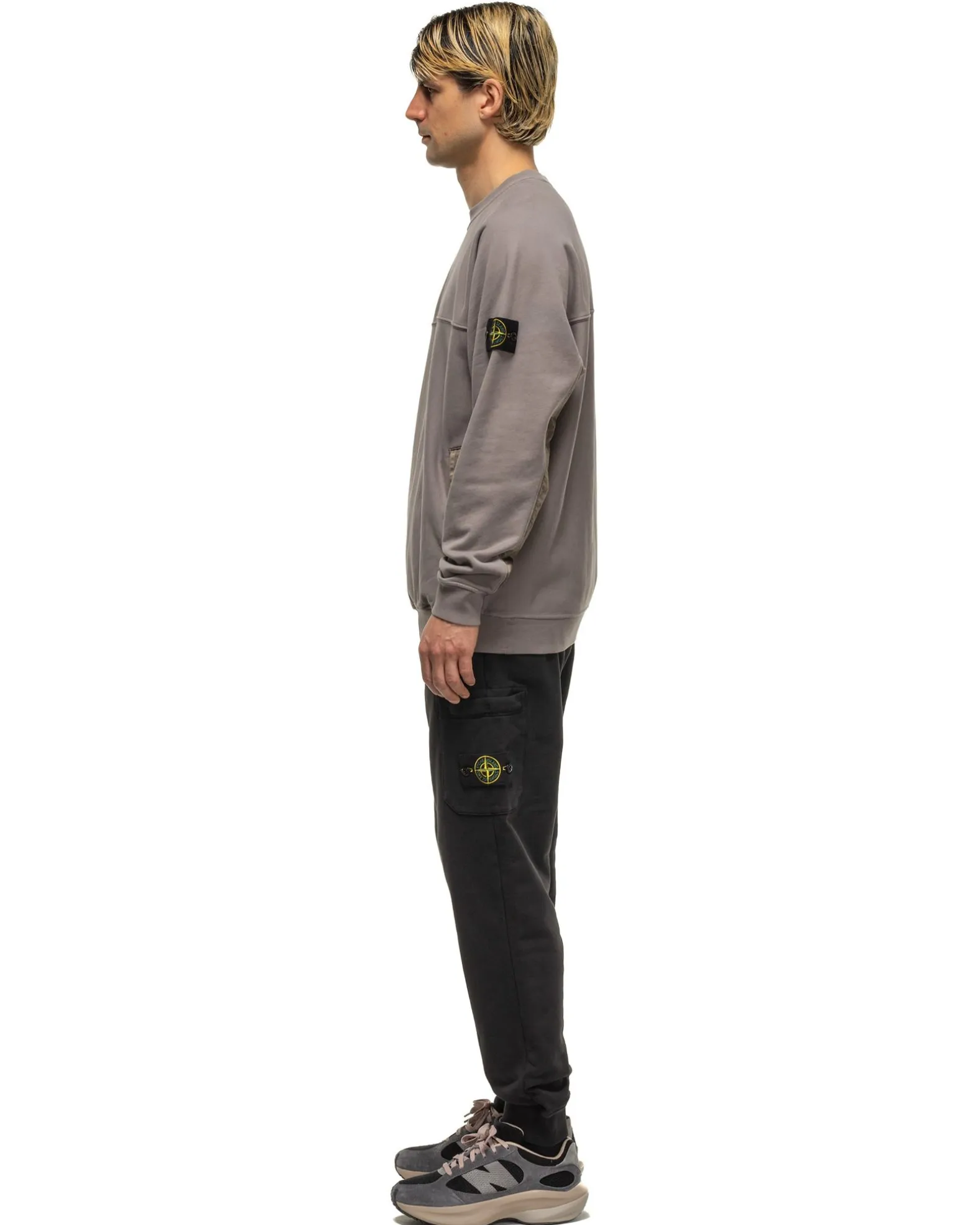Regular Fit Cargo Sweatpants Black