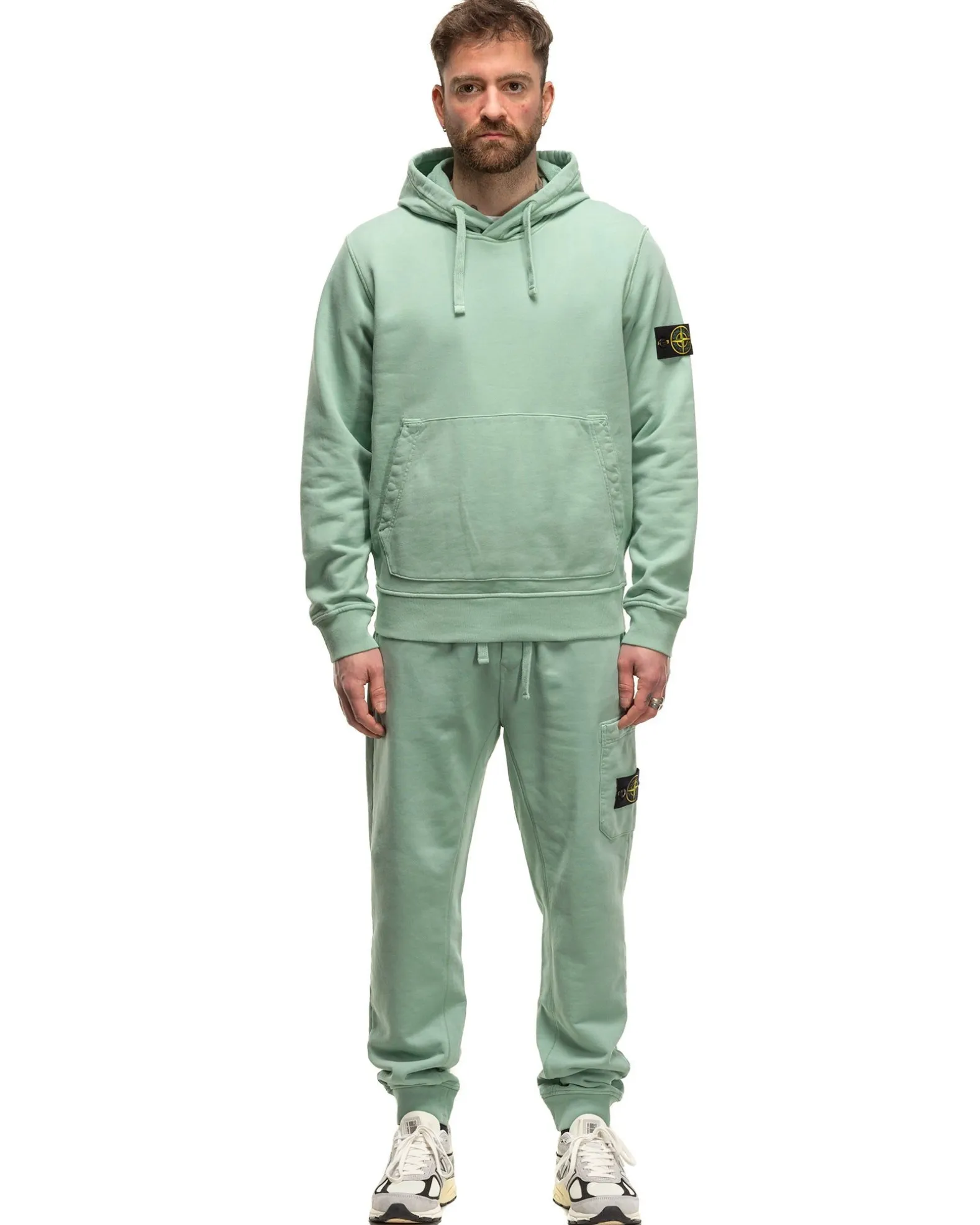 Regular Fit Cargo Sweatpants Light Green