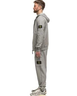 Regular Fit Cargo Sweatpants Melange Grey