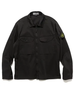 Regular Fit Overshirt Black