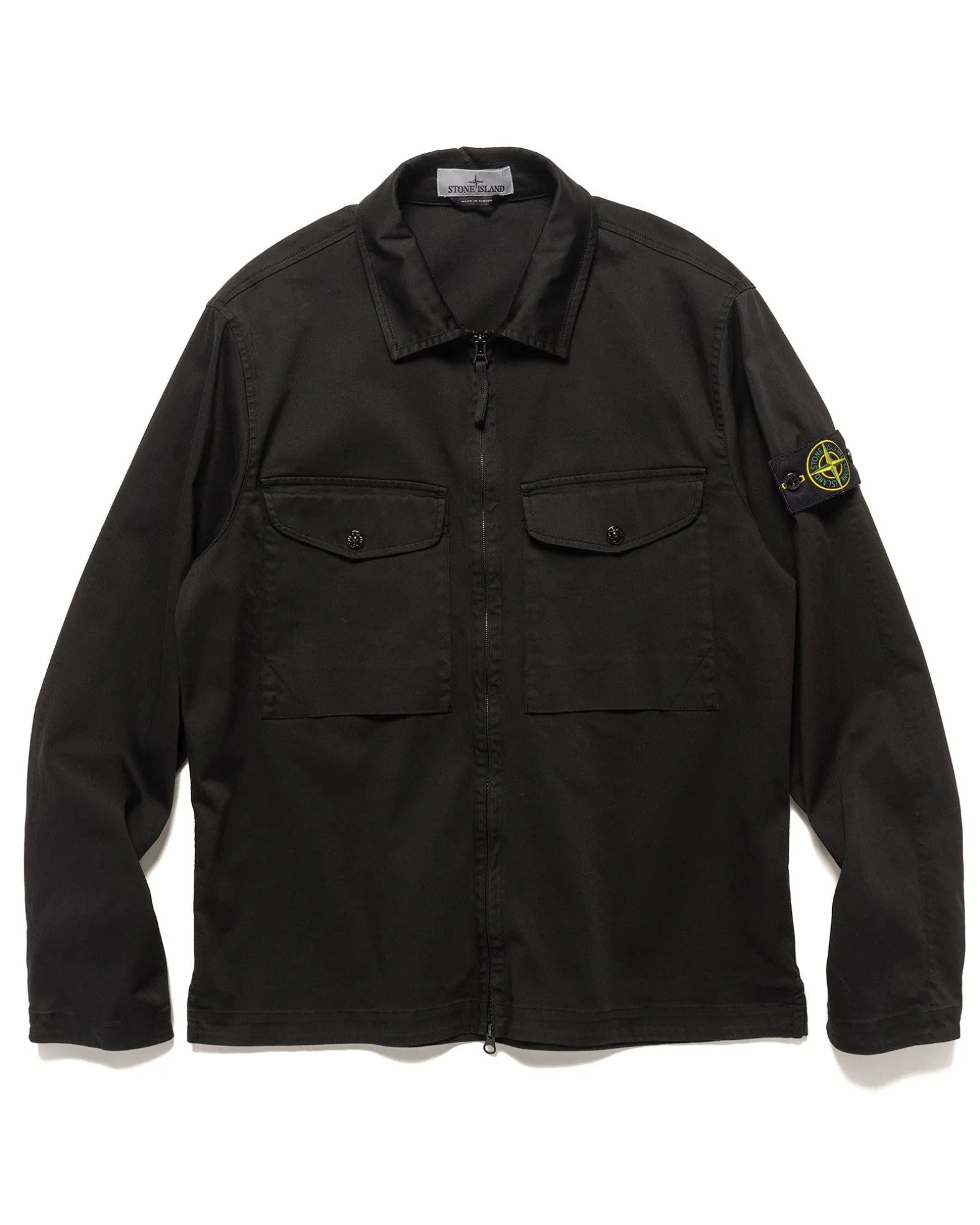 Regular Fit Overshirt Black