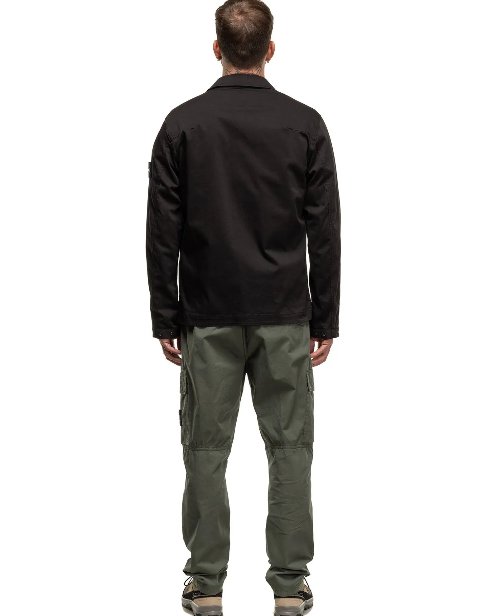 Regular Fit Overshirt Black