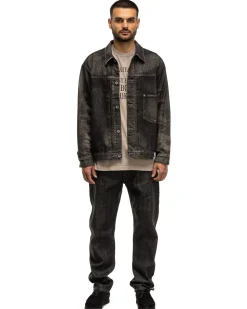 Rigid Denim Dp Mid Pants Black