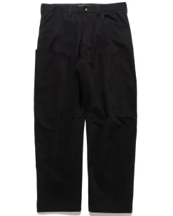 Rig Pants-Duca Visconti Emerized Cotton Twill Black
