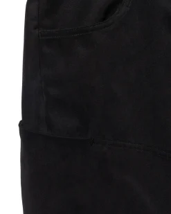 Rig Pants-Duca Visconti Emerized Cotton Twill Black