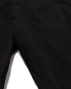 Rig Pants-Duca Visconti Emerized Cotton Twill Black
