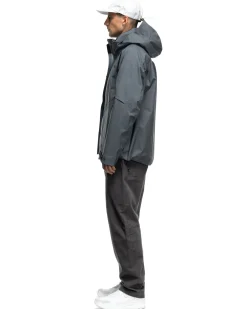 Rig Pants-Duca Visconti Emerized Cotton Twill Charcoal