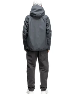 Rig Pants-Duca Visconti Emerized Cotton Twill Charcoal