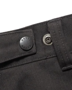 Rig Pants-Duca Visconti Emerized Cotton Twill Charcoal