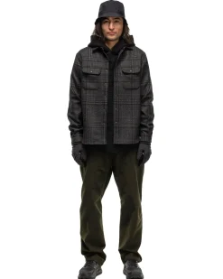 Rig Pants-Duca Visconti Emerized Cotton Twill Olive