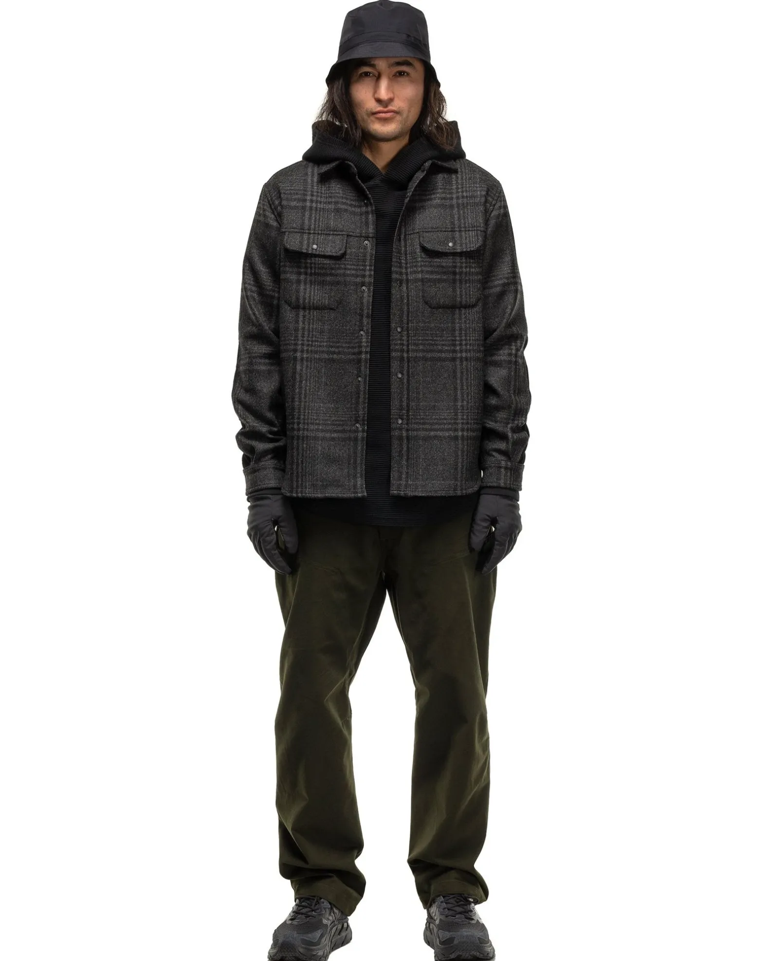 Rig Pants-Duca Visconti Emerized Cotton Twill Olive