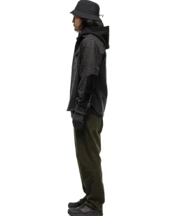 Rig Pants-Duca Visconti Emerized Cotton Twill Olive