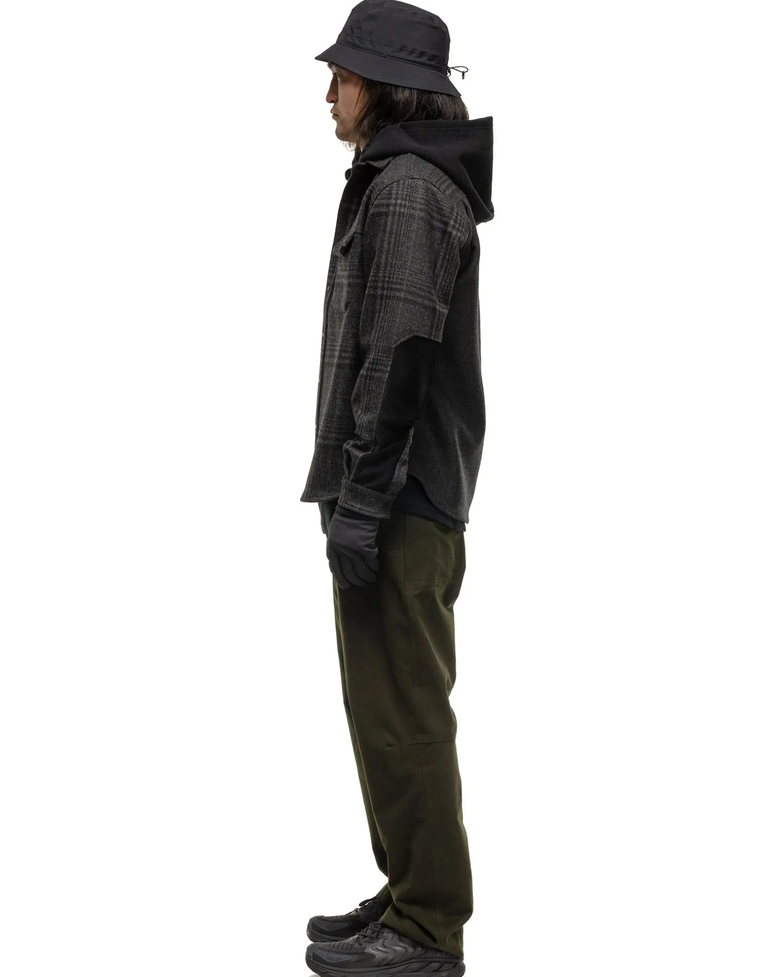 Rig Pants-Duca Visconti Emerized Cotton Twill Olive