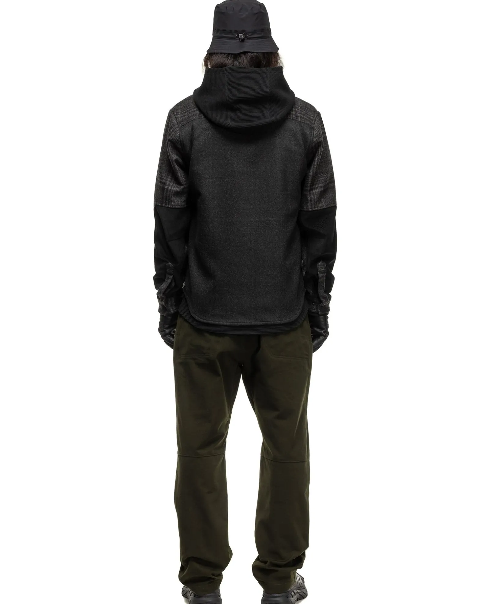 Rig Pants-Duca Visconti Emerized Cotton Twill Olive