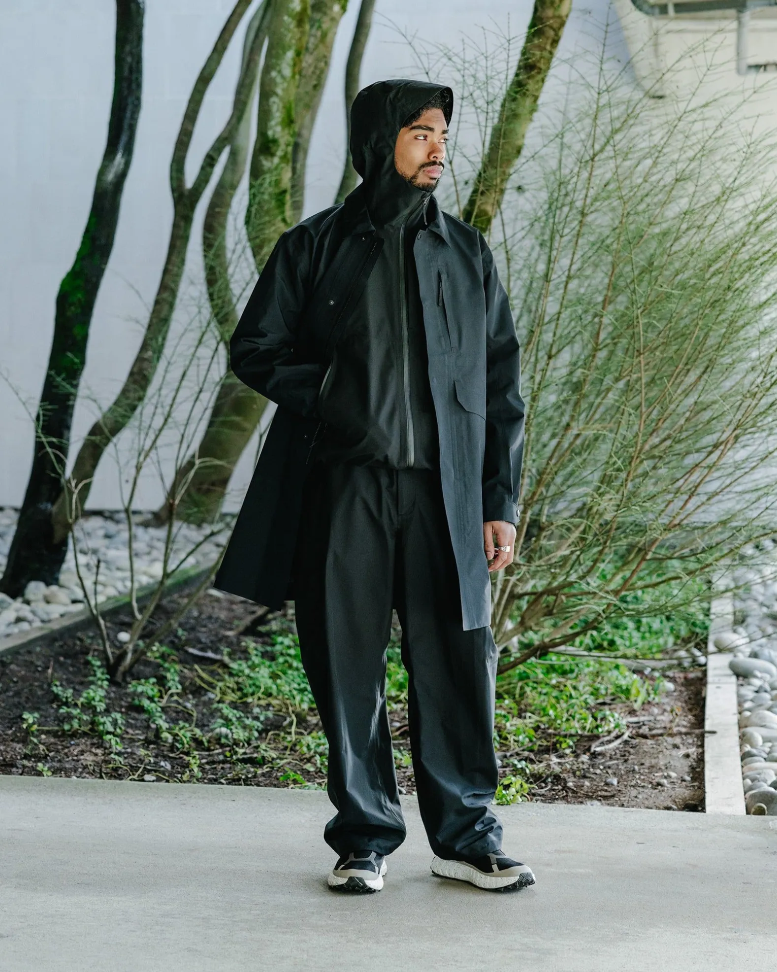 Rove Packable Jacket-Gore-Tex Windstopper® 3L Tricot Black