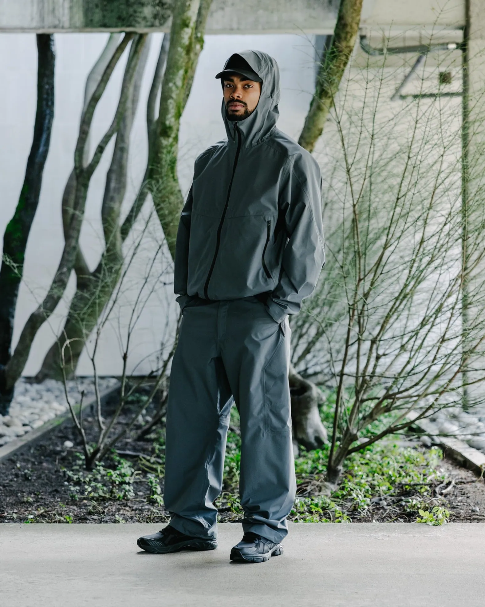 Rove Packable Jacket-Gore-Tex Windstopper® 3L Tricot Slate