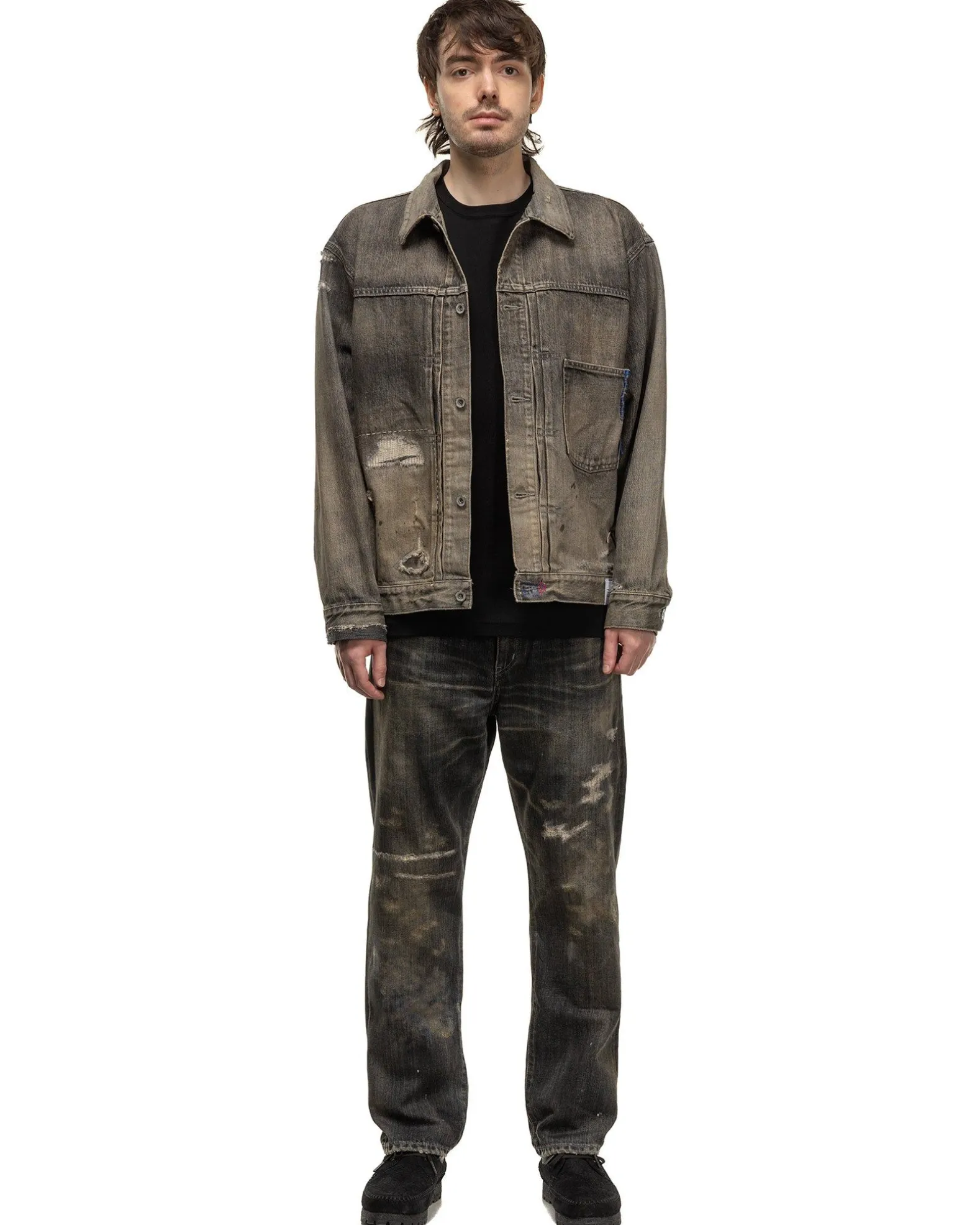 Savage Denim Dp Mid Pants Black