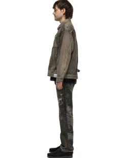 Savage Denim Dp Mid Pants Black
