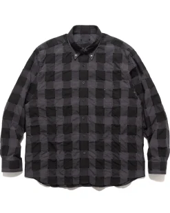 Sheer Check B.D Shirt Black