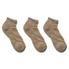 Skivvies 3 Piece Ankle Sox Olive Drab