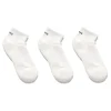 Skivvies 3 Piece Ankle Sox White