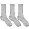 Skivvies 3 Piece Tube Sox Grey
