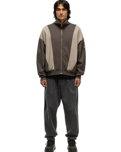 Slash Cut Zip Sweat