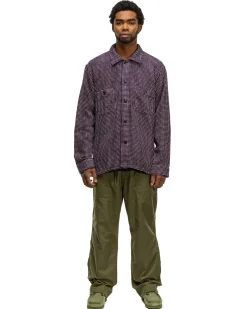 Smokey Shirt-Ac/Pe/W Mall Cloth Purple