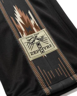 Smooth Jersey Kochi & Zephyr Straight Pants (Front Line) Black