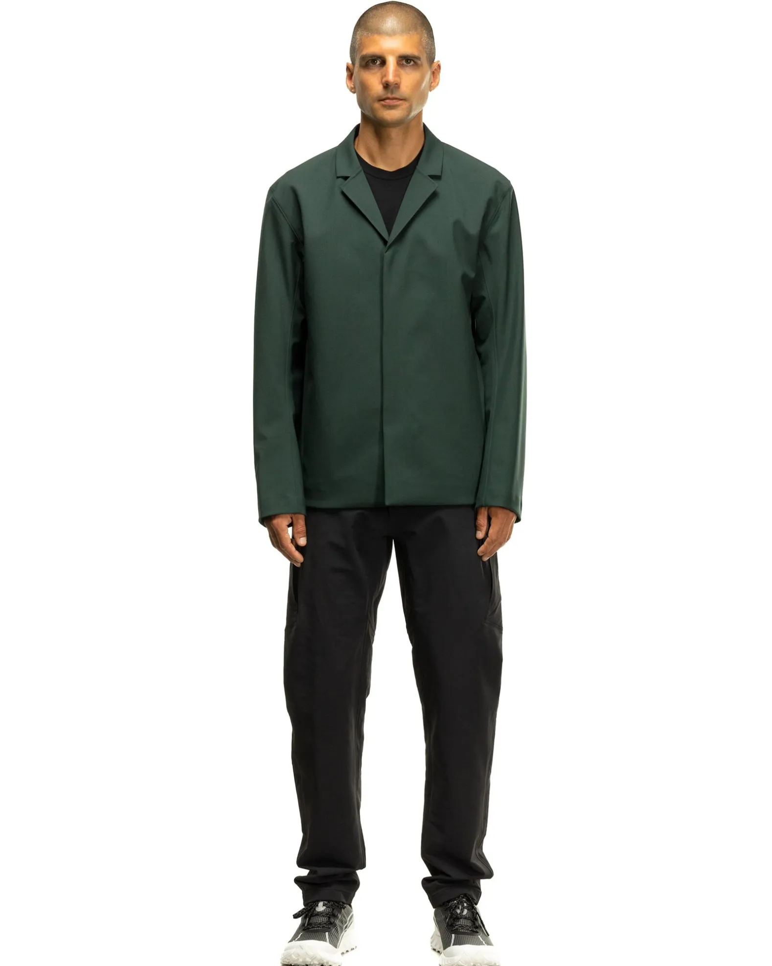 Spere Tech Wool Blazer Deep Juniper