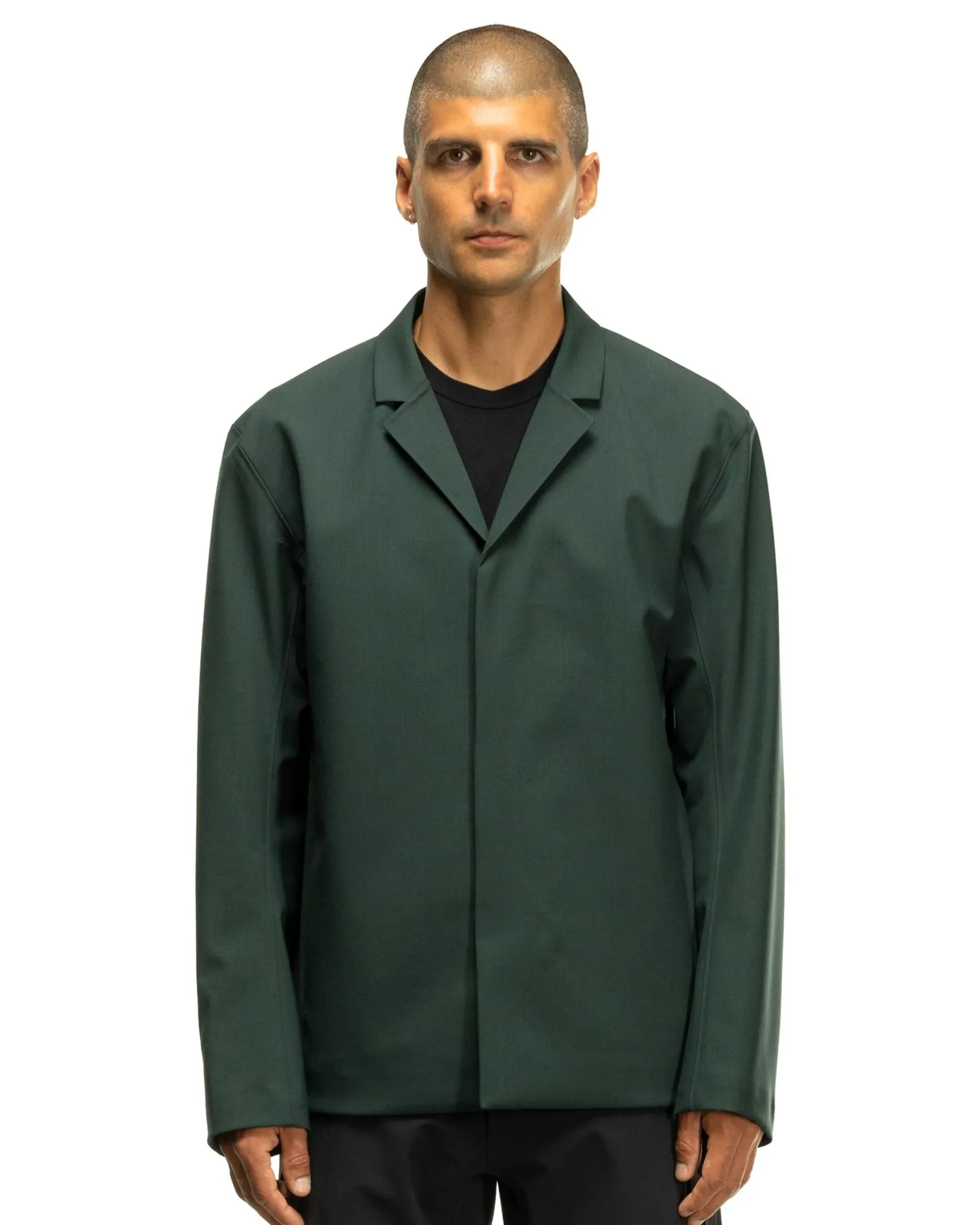 Spere Tech Wool Blazer Deep Juniper