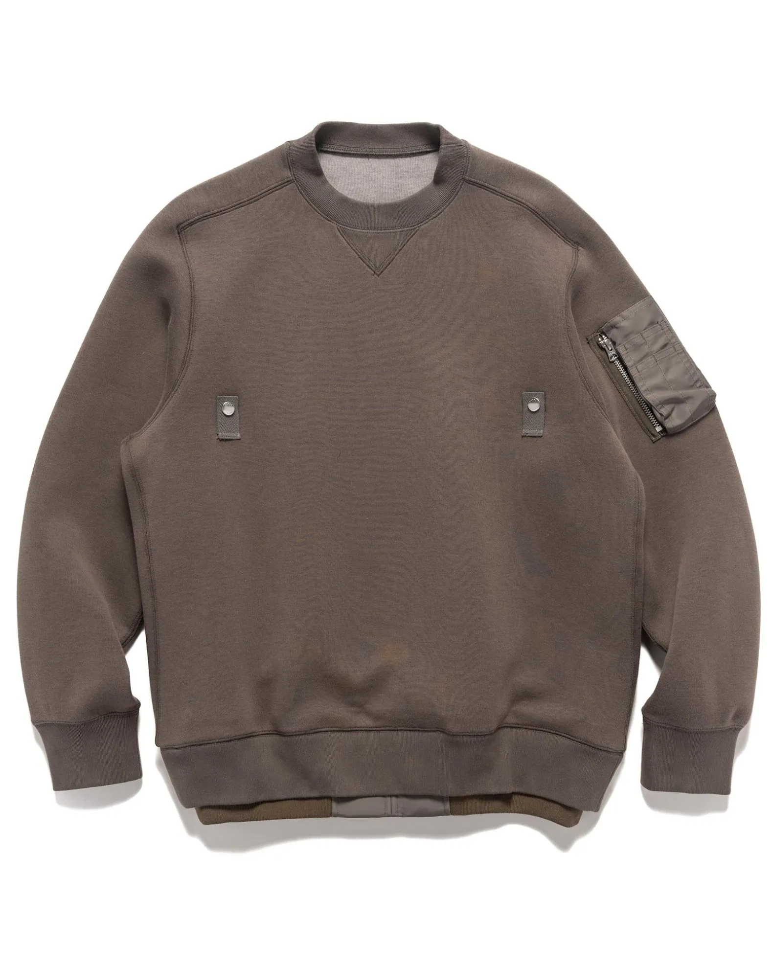 Sponge Sweat X Nylon Twill Pullover Taupe