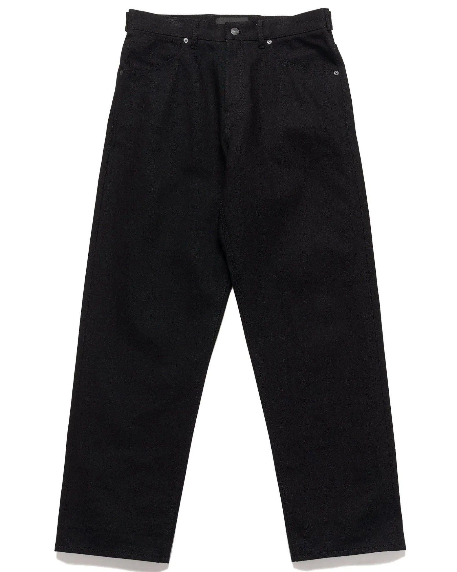 Station Pant-Suvin Cotton Denim Black