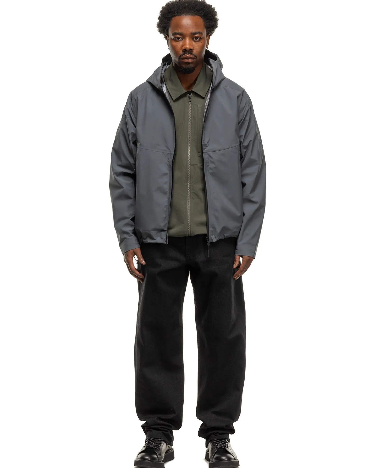 Station Pant-Suvin Cotton Denim Black