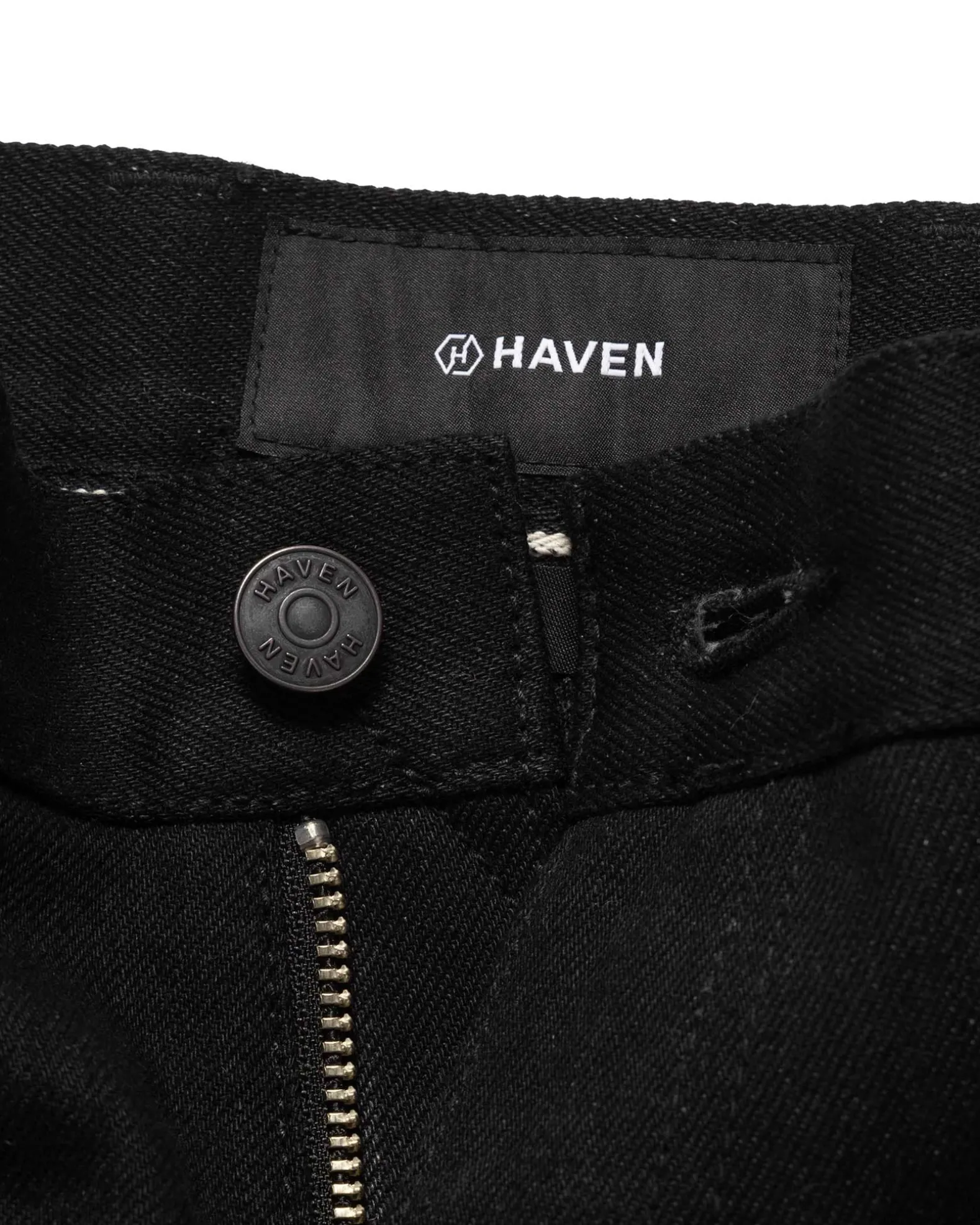 Station Pant-Suvin Cotton Denim Black