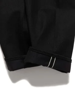 Station Pant-Suvin Cotton Denim Black