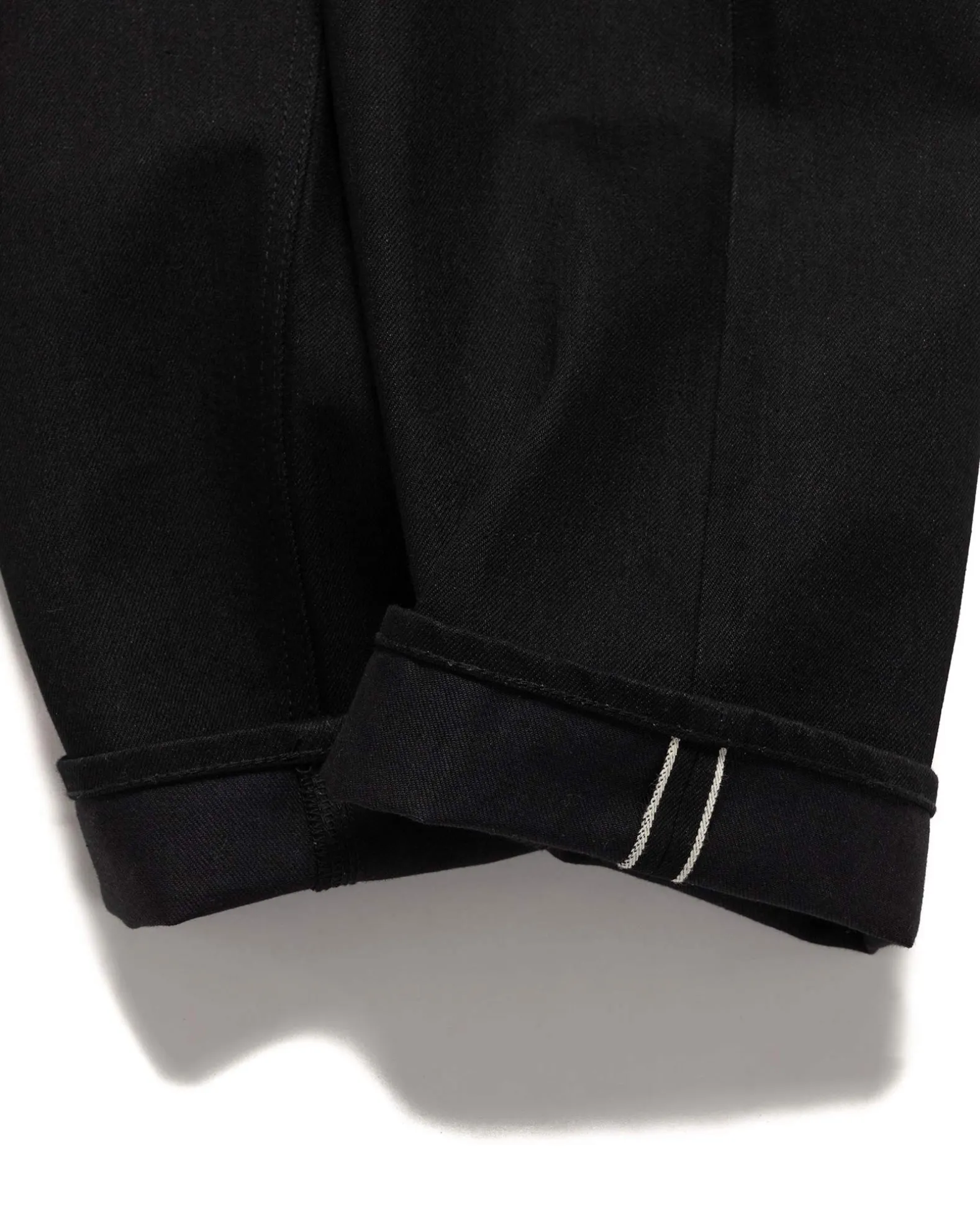 Station Pant-Suvin Cotton Denim Black