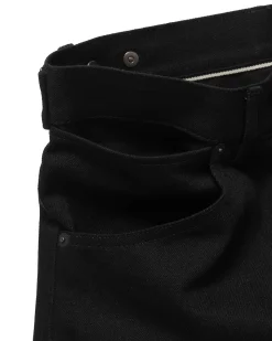 Station Pant-Suvin Cotton Denim Black